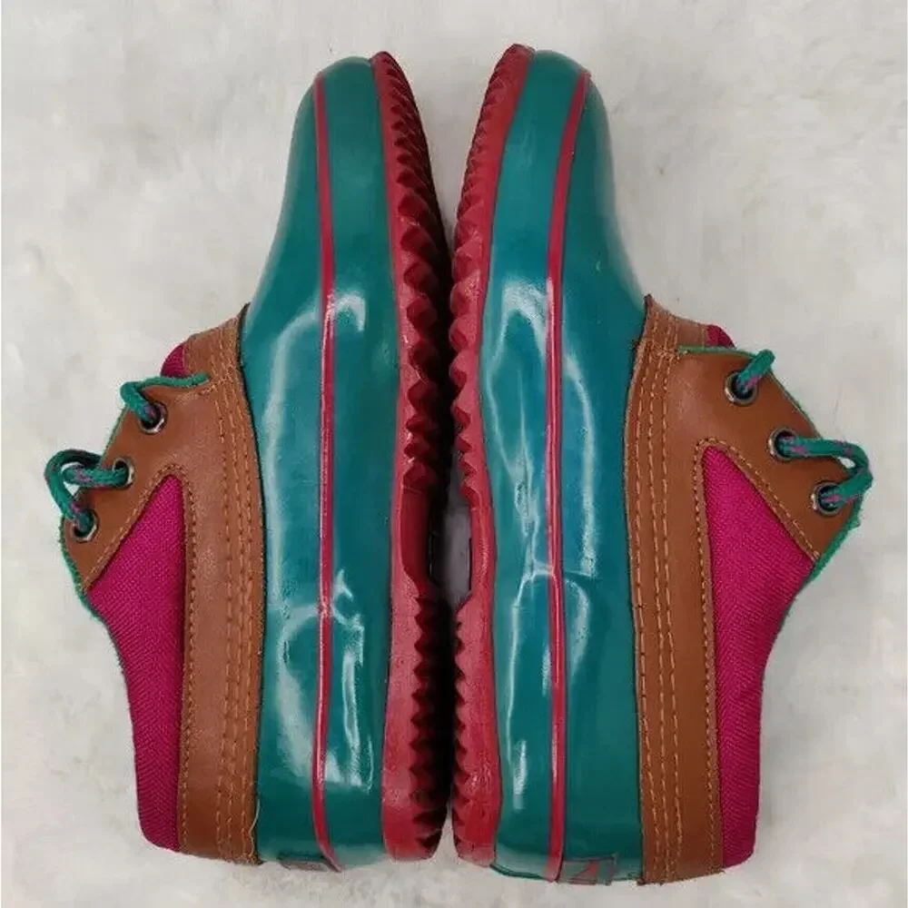 Vintage Pink Rain Shoes by kestrl Size US 6
